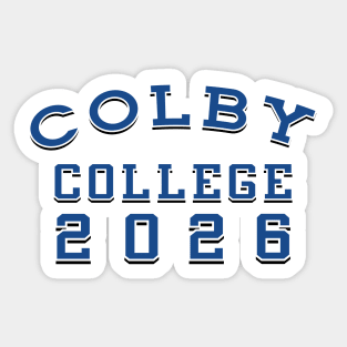 Colby College Class of 2026 Sticker